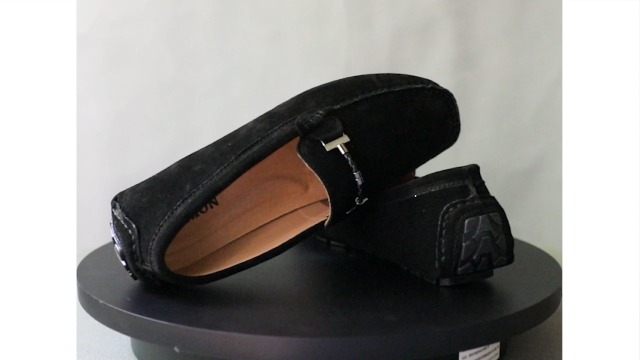 Amazon.com | ANUFER Mens Elegant Buckle Loafers Comfort Suede