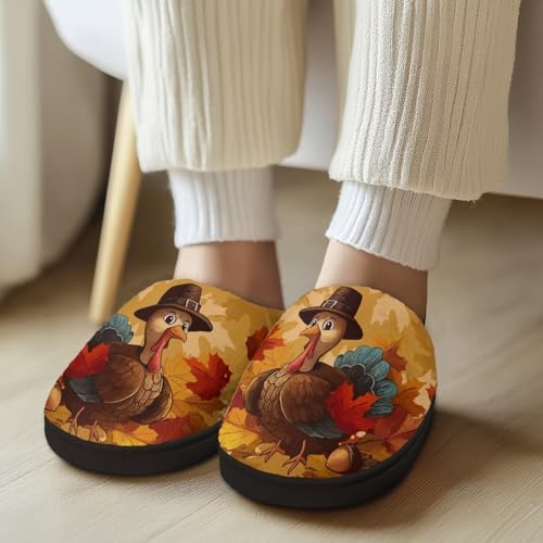 Cozy Slippers for Women - Indoor and Outdoor Cotton Slippers House Shoes with Anti-Skid Sole, Gifts for Women Men3