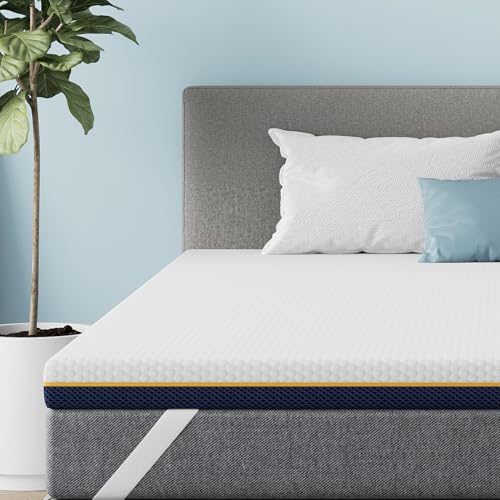 DEWINNER Surmatelas 140 x 190, Épaisseur 7,5CM, Surmatelas en Mousse à Mémoire de Forme Gel,...