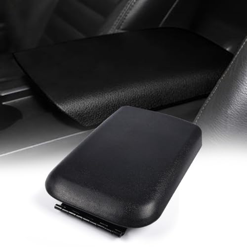 G-PLUS Center Console Armrest Lid Top Pad Compatible with 2005-2009 Ford Mustang Black Replacement 5R3Z6306024AAC