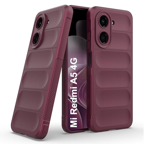 Image of Zapcase Back Case Cover for Mi Redmi A5 4G | Compatible for Mi Redmi A5 4G Back Cover | Liquid Silicon Magic Case with Camera Protection | Plum