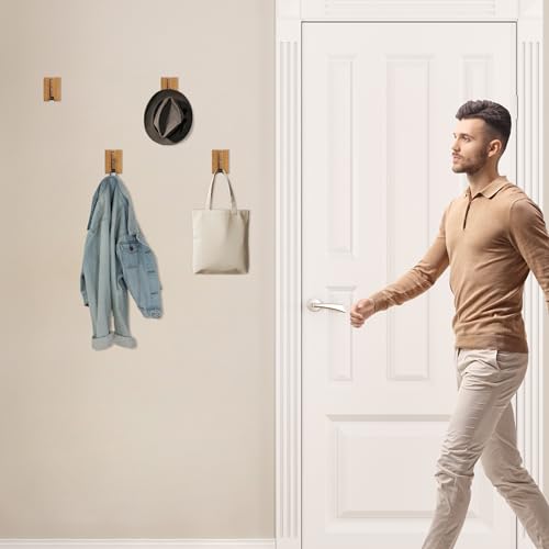 Porte manteau pliable pour optimiser l'espace d'une entrée étroite - 3