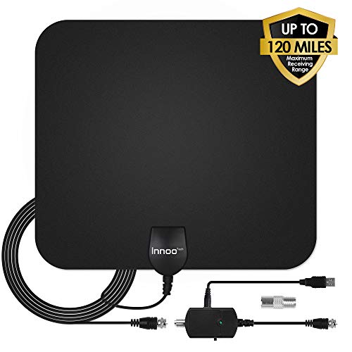 TV Antenna - HDTV Antenna Support 4K 1080P, 60-120 Miles Range Digital Antenna