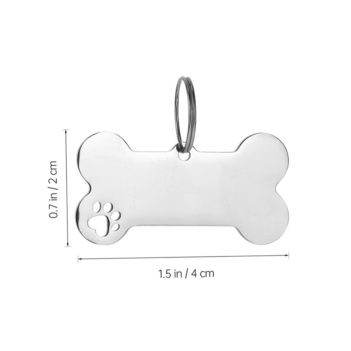 BESPORTBLE 30pezzi Medaglietta Per Personalizzabile Inossidabile Ciondolo Per Collare Incisione Per Accessorio Per Domestici Design e