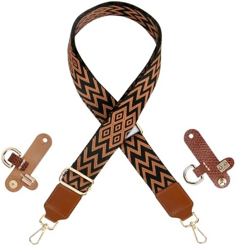 Bandoulière pour sac, Sangle Marron Largeur : 3,8 cm, Sangle de S...