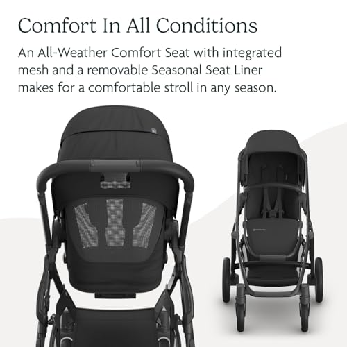 image for UPPAbaby Vista V3 Stroller - Full-Size Single-to-Double Stroller Syste