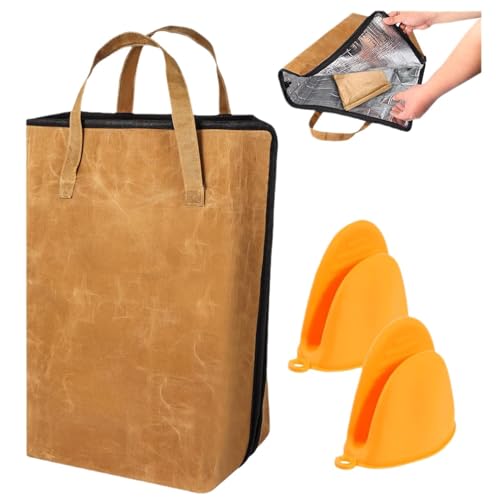 Sac de repos de viande Barbecue Heat Pro marron réutilisable - 6
