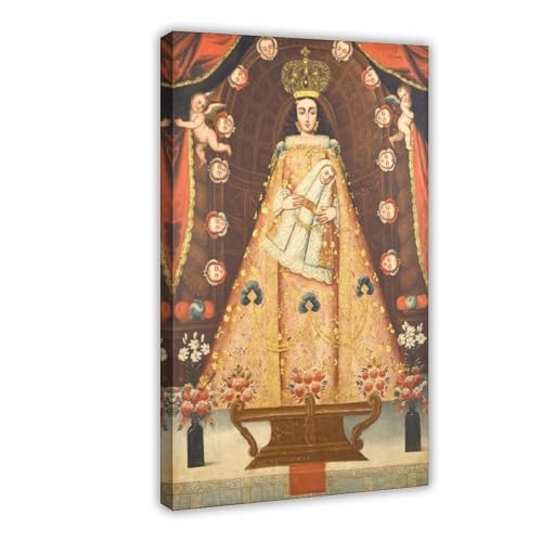 Toile Notre Dame de Bethléem Cusco, cadeau idéal pour foyer