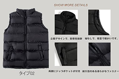 SUNDAY ROSE ダウンベスト メンズ ダークグレー02