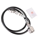 Der Hochdruckschlauch (1000 psi Arbeitsdruck) wird an das CO2-Tankventil CGA320 für die Sodastream-Maschine angeschlossen.