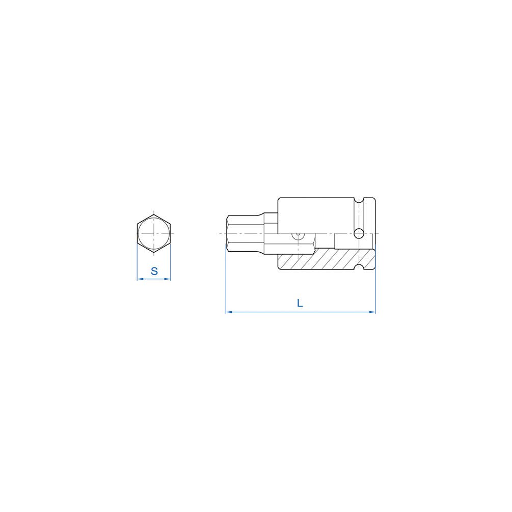 KING TONY 609519 Socket De Impacto 3/4" Hexagonal L:87.5mm 19mm for DIYers & Professionals - Image 2