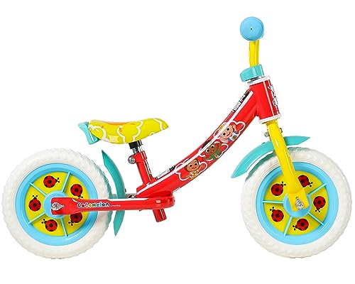 Image of Dynacraft Cocomelon Balance Bike for Kids - Ideal for Toddlers, Lightweight and Durable, Fun and Colorful Design, Perfect for Learning Balance and Coordination, Easy to Assemble
