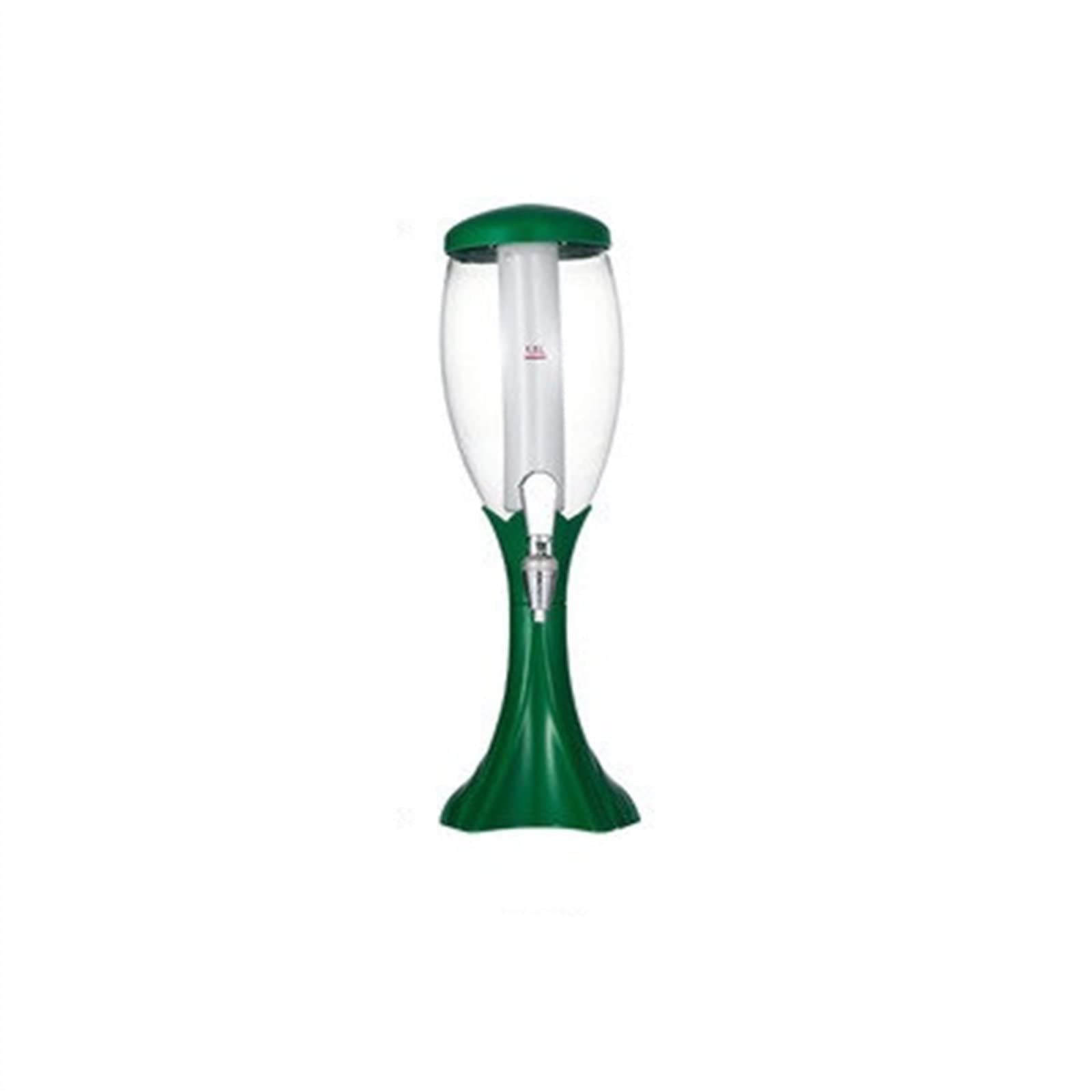 JOMRTS Beer Dispenser Tabletop Beer Dispenser 1.5L Wine Beer Hotel Bar Cocktail Beer Dispenser Black Tea Bucket Restaurant Tea Drink Appliance Gift Wine Pourer Beer (Green 1.5l)
