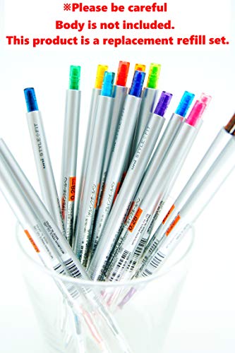 Signo Gel Ink Refills For Style Fit Gel Multi Pen 0.38Mm 10 Color Ink, Sticky Notes Value Set #TOP5