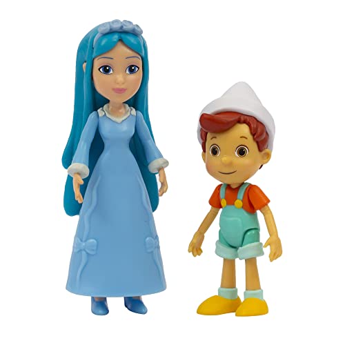 Pinocchio and Friends Giochi Preziosi Action Figure Twin Pack - Pinocchio and The Fairy With Turquoise Hair Action Figures - Image 2