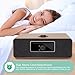 MS5P Internet Radio with CD Player for Home, WiFi Radio, FM Digital Radio, Spotify Connect,Bluetooth Speaker, Home Stereo System,USB Player,USB Charging,Dual Alarms Clock, OKTIV APP Control- Walnut