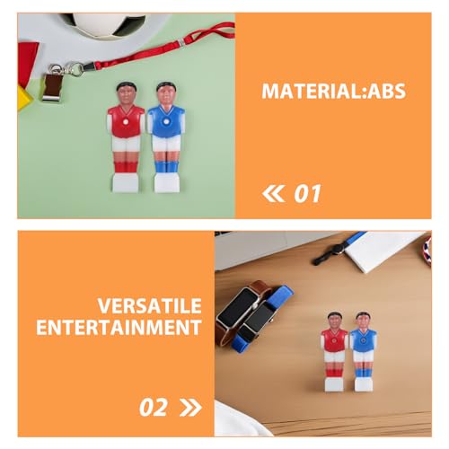 Figurines de joueurs de foot de table en plastique lot de 10 pièces de rechange universelles - 3