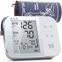 Blood Pressure Monitor for Home Use AILE 111 Blood Pressure Machine - Blood Pressure Cuff 8.7-16.5" - Voice Broadcast - Accurate and Reliable Upper Arm BP Monitor