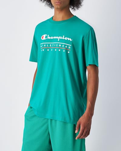 Champion Herren Legacy-Graphic T-Shirt, Grün (Gs130), M – Ansicht 2