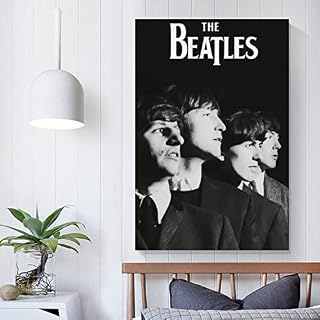Poster sur toile Beatles en noir et blanc – Art mural – Impression moderne – Décoration de chambre de famille – 30 x 45… - Les Beatles, Paul McCartney, John Lennon, RIngo Starr, George Harrison Poster sur toile Beatles en noir et blanc - Art mural - Impression moderne - Décoration de chambre de famille - 30 x 45… – Image 5