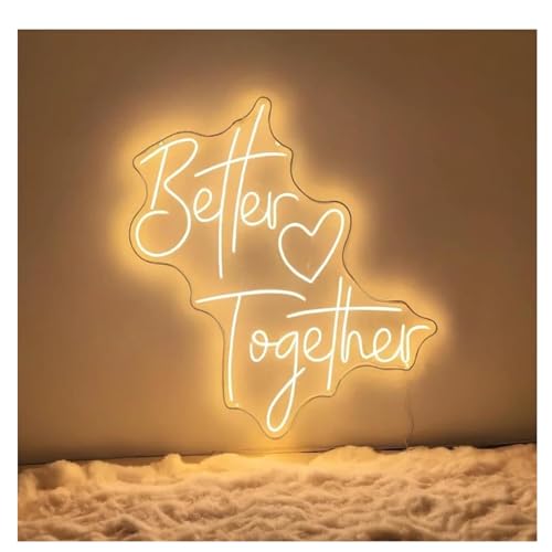 Néon Better Together pour mariage et fiançailles : créez une ambiance lumineuse
