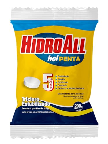 Cloro para piscinas hcl Penta HidroAll pastilha 200g