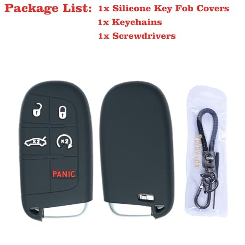 Coque de protection clé ForDodge boîtier télécommande sans clé de rechange - 5