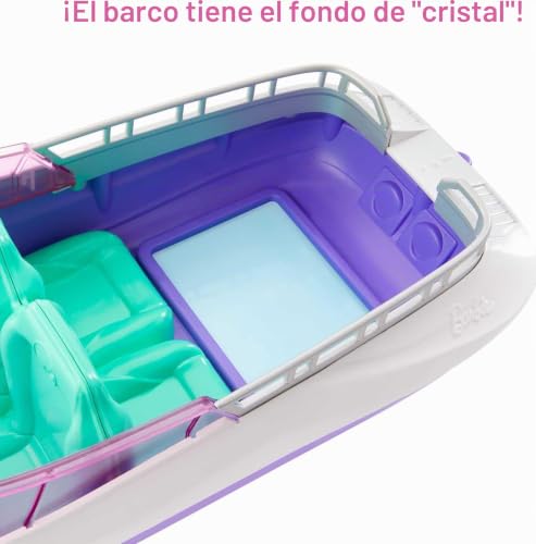 Barbie Mermaid Power lancha motora de juguete con 2 muñecas regalo para 3 años 3