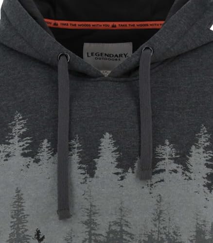 Image of Legendary Whitetails Mens Printed Hoodie Pullover Hooded Sweatshirt