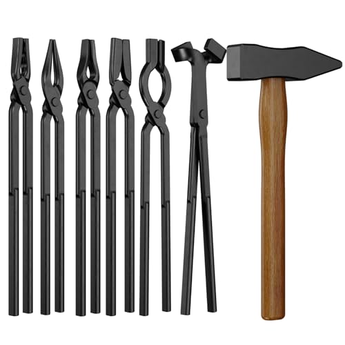 SHOMTHUN 7 PC Carbon Steel Tongs