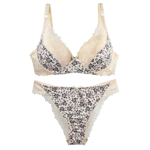 Ensemble soutien-gorge de sous-vêtements féminins sexy et soutien-gorge minimiseur dentelle