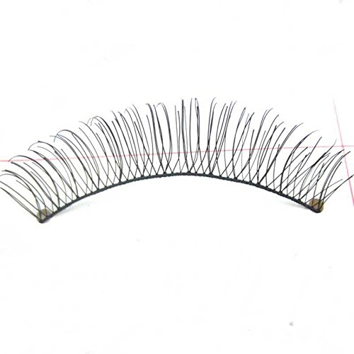 Careforyou 10 Paar hochwertige künstliche Wimpern aus Taiwan, lang, natürlich, handgefertigt, charmant, natürlich, weich, für Make-up Cover