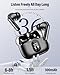 Wireless Earbuds, Bluetooth 5.4 Headphones Bass Stereo, Ear Buds with Noise Cancelling Mic, LED Display in Ear Earphones Clear Calls, IP7 Waterproof Bluetooth Earbuds for Laptop/Phones/Sports, Black