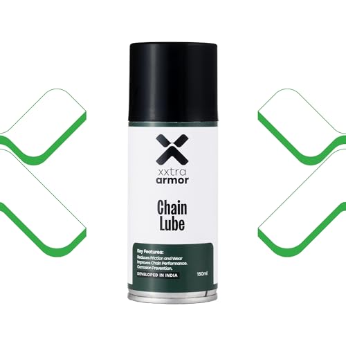 Image of Chain Lube Spray for Bike & Motorcycle (150mL) | High-Performance Chain Lubricant with No Fling-Off, Dirt-Resistant Formula & All-Weather Protection | Safe for All Chain Types
