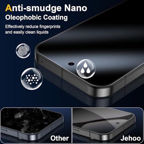 Image of [2+2 Pack] Screen Protector for Google Pixel 10 Pro XL + Camera Lens Protector, 3D Full Coverage, 9H Tempered Glass, Fingerprint Unlocking, Bubble Free