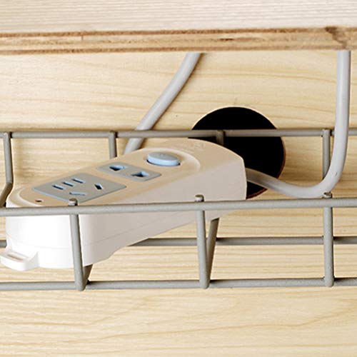 1 Unidade Estante De Armazenamento Sob a Cesta De Mesa Rack De Armazenamento De Cabo Sob Organizador