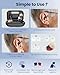 CUEME Hearing Aids for Seniors - OTC Hearing aids with Smart Noise Cancelling Chip, Clear Sound, Up to 48 Hours of Battery Life, 4 Sizes of Earbuds, Portable Charging Case Included, Automatic On/Off