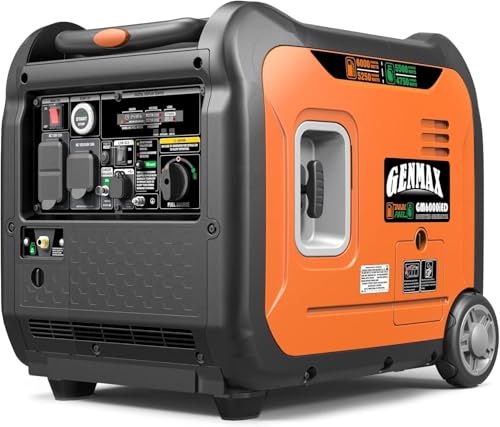 Image of GENMAX Portable Generator,6000W Super Quiet Dual Fuel Portable Engine with Lightweight for Backup Home Use&Camping Travel Outdoor,EPA Compliant(GM6000iED.)