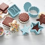 Sur La Table Ice Cream Sandwich Molds, Set of 3, Blue