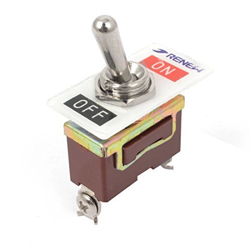 Alcoa PrimeAC 250V 10A/125V 15A ONOFF 2 Terminals SPST Locking Toggle Switch Amazon.in
