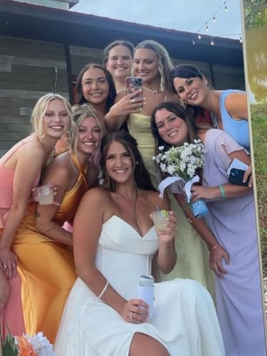 Satin Halter Bridesmaid Dresses for Wedding 2025 Backless Silk Prom Gowns Mermaid Formal Evening Dress Long4