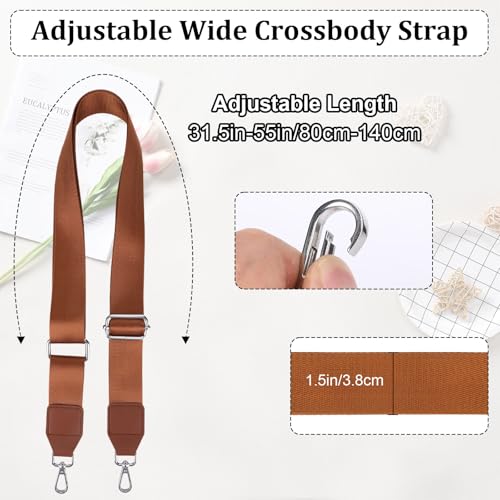 Image of Purse Straps Replacement Crossbody 1.5 inch Wide Purse Strap Shoulder Straps for Bags Handbags Sports Canvas Camera Bag