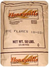 Rye Flakes - 50 Pound Bag