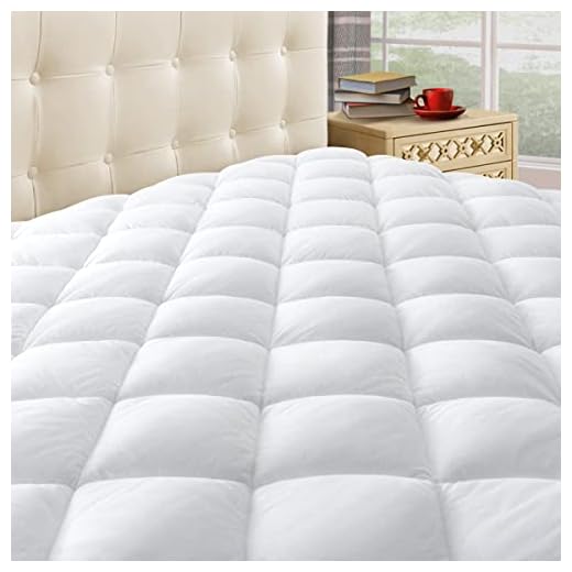 Taupiri Queen Quilted Mattress Pad Cover with Deep Pocket (8"-21"), Cooling Soft Pillowtop Bed Mattress Cover, White