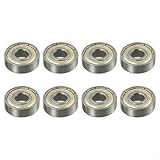 608ZZ ABEC-11 Stainless Steel Bearings for Roller Scooter Skateboard Wheel, Silver（8）