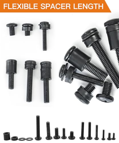 image for Solid As Mountain Universal TV Mounting Hardware Screw Kit Set with Bo