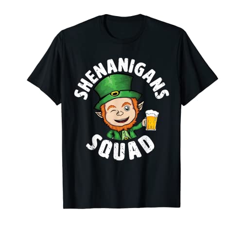 Shenanigan Squad Funny St Patrick's Day Bere gruppo Maglietta
