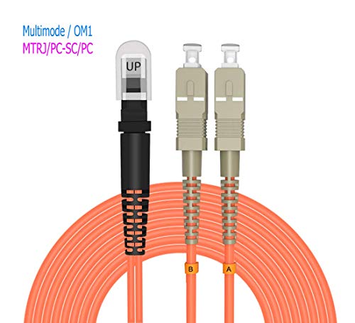 Cable de fibra óptica MTRJ dúplex OM1 de 30m para conexiones estables y seguras 2