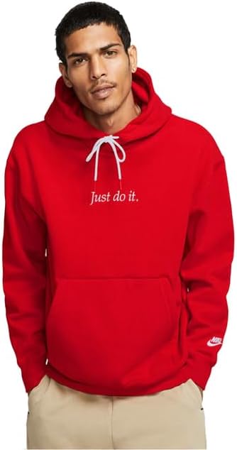 just do it red nike hoodie