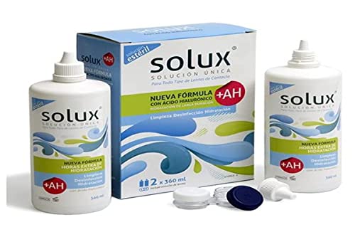 Solux solução única dupla 360 ml + AH